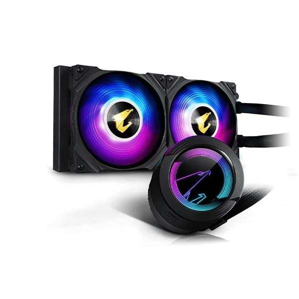 Gigabyte AORUS WATERFORCE 240 240mm Black RGB All-In-One Liquid CPU Cooler