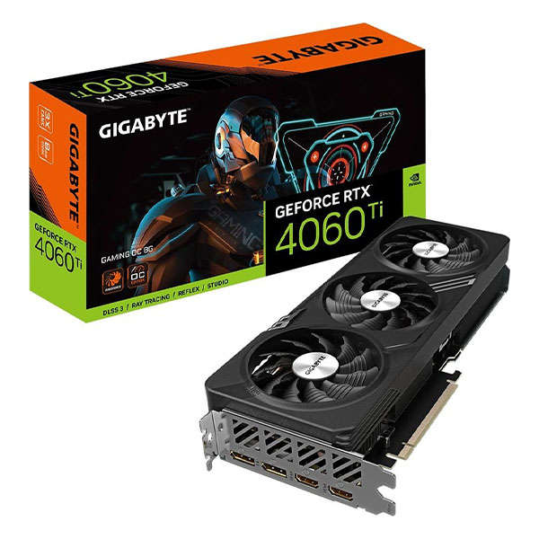 Gigabyte GeForce RTX 4060 Ti GAMING OC 8G  8GB GDDR6 128-Bit PCIe 4.0 Desktop Graphics Card