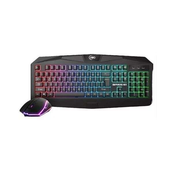 KWG Aries E1 2-in-1 combo Multi-color backlight,Spill Resistant Design