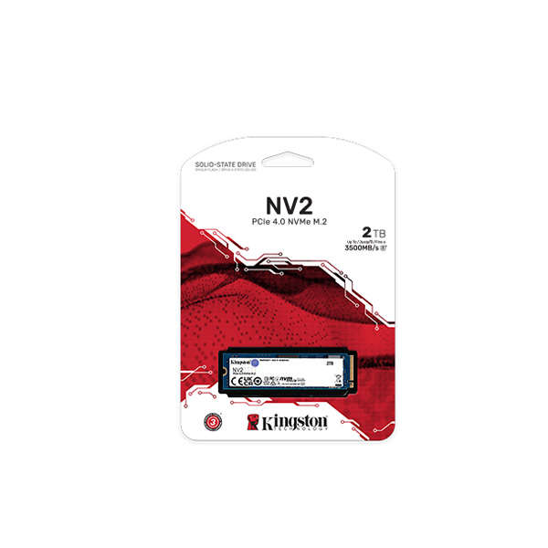 Kingston SNV2S/2000G 2TB NV2 M.2 2280 PCIe 4.0 NVMe Solid State Drive