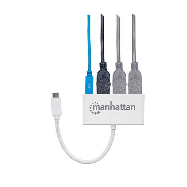Manhattan 3-Port Type-C USB 3.0 Hub
