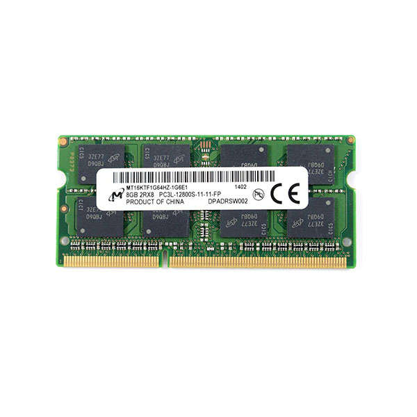 Micron MT16KTF1G64HZ-1G6 8GB DDR3-1600 Sodimm PC3L-12800S-11-11-FP 2Rx8 Laptop Memory