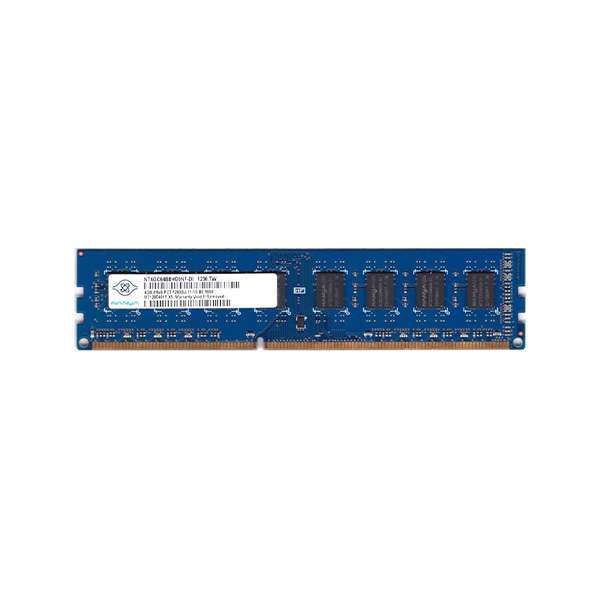 Nanya NT4GC64B8HG0NFDI 4GB 2Rx8 DDR3-12800U-11-10 B0 U-Dimm OEM Desktop Memory