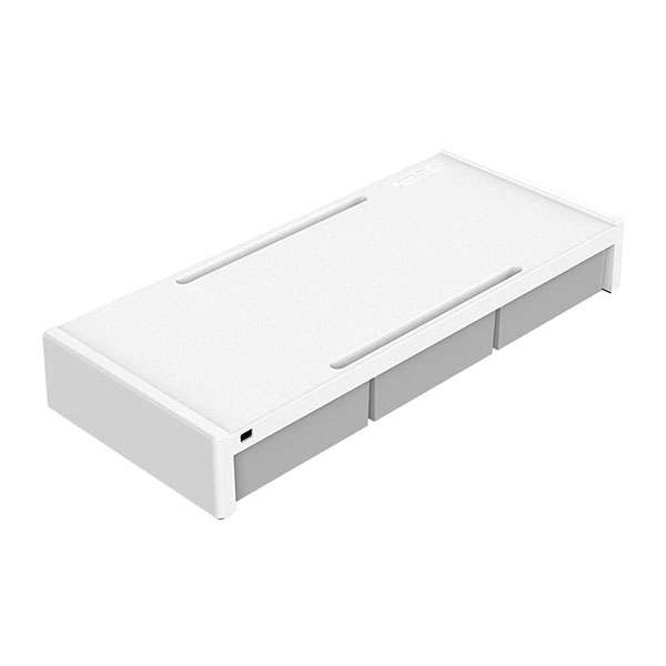 Orico XT-01H-WH-BP 7.4cm Desktop Monitor Stand with Drawers White