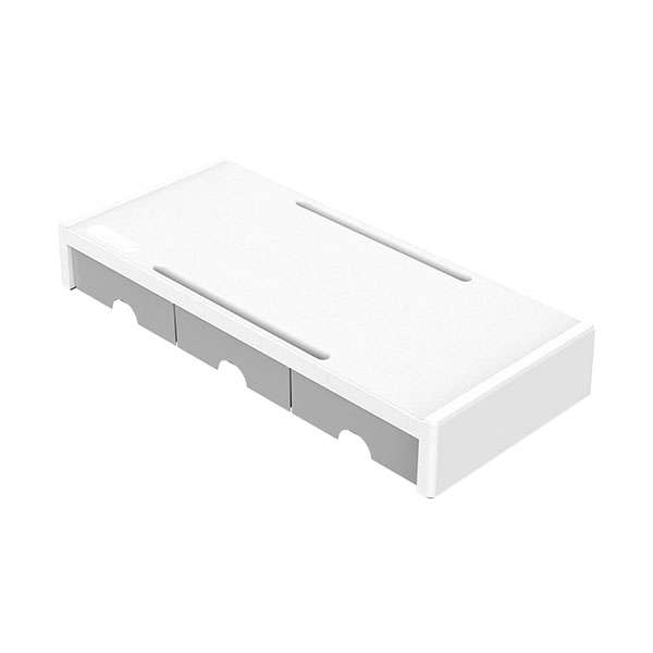 Orico XT-01H-WH-BP 7.4cm Desktop Monitor Stand with Drawers White