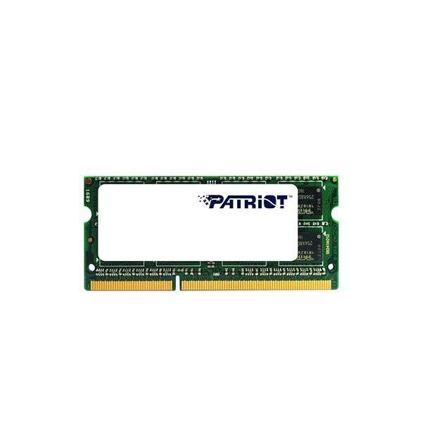 Patriot PSD34G1600L2S Signature Line 4GB DDR3L-1600MHz CL11 1.35V Dual Rank Sodimm Notebook Memory