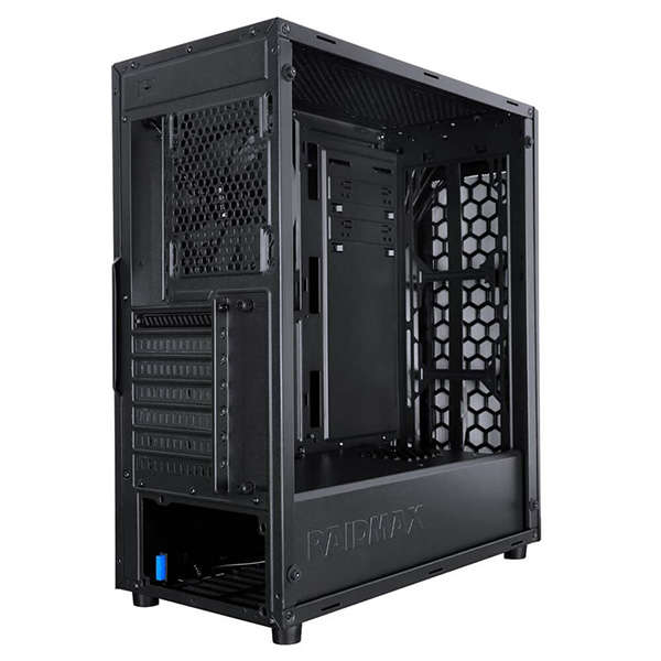 Raidmax Zeta RGB LED (GPU 390mm) ATX Micro ATX Mini ITX Gaming Chassis Black