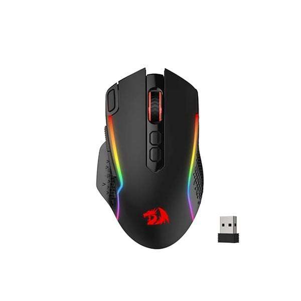 Redragon RD-M810RGB-PRO Taipan Pro10000DPI RGB Wireless Gaming Mouse  Black