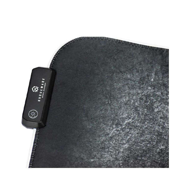 Rogueware Cloth Speed &amp; Control RGB LED Deskpad - XX Large