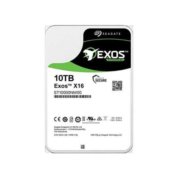 Seagate ST10000NM001G Exos X16 512e/4Kn 10TB 7200RPM 256MB Cache SATA 6Gb/s 3.5" OEM Internal Har...
