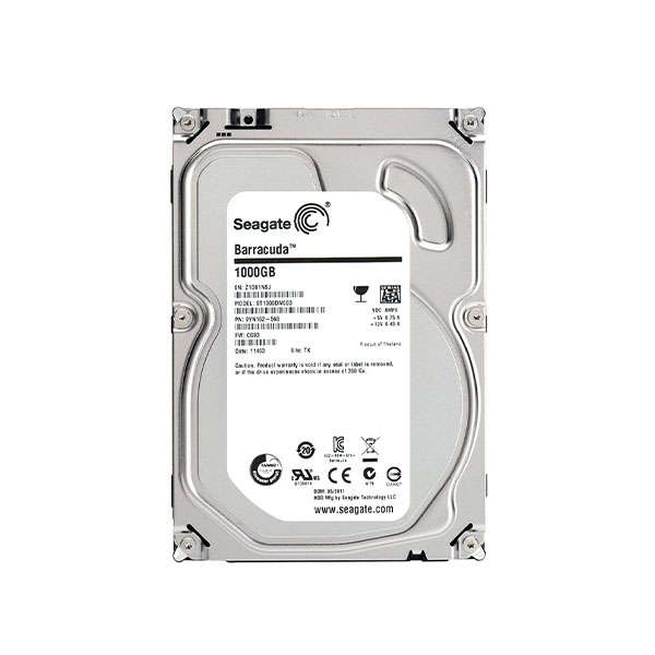 Seagate ST1000DM003 Barracuda 1TB SATA 6Gb/s 7200 RPM 64MB Cache 3.5" Internal Hard Drive
