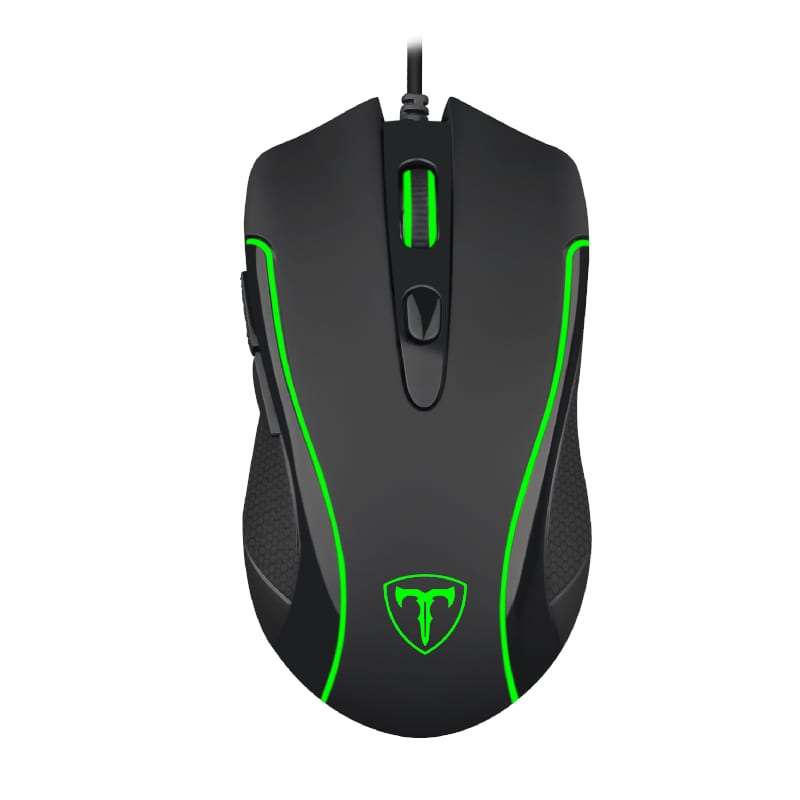 T-Dagger Private 3200DPI 6 Button Ergo-Design Gaming Mouse  Black