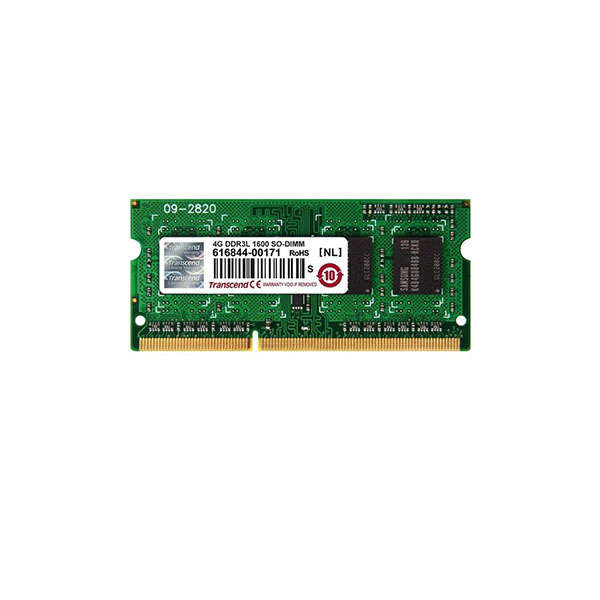 Transcend TS512MSK64W6H 4GB DDR3L 1600 MHz CL11 PC3 12800 Sodimm Laptop Memory