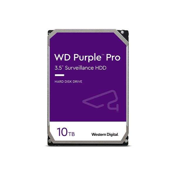 Western Digital WD101PURP Purple Pro 10TB 7200rpm SATA 6Gb/s 256MB Cache 3.5" Internal Hard Drive