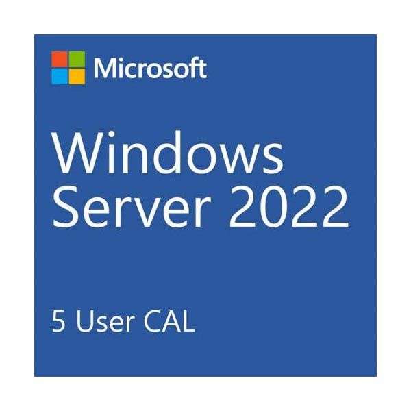 Win Server 5-User CAL 2022 ENG 1PK DSP OEI 5 CLT