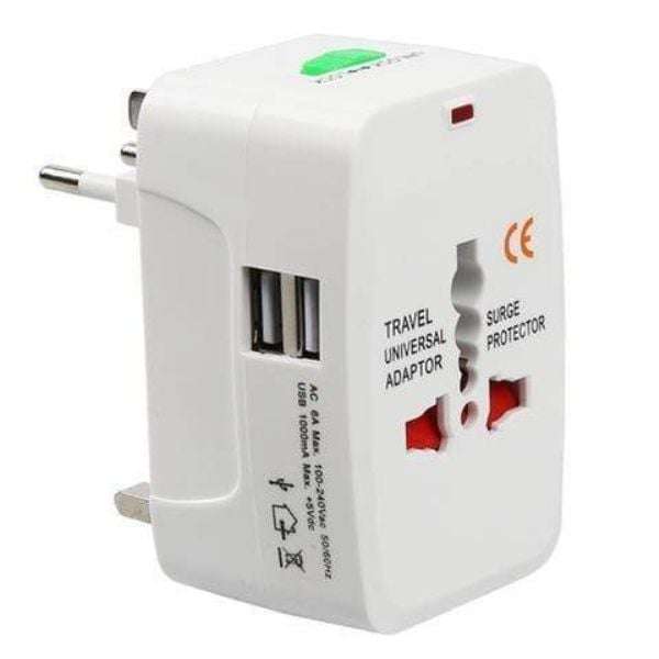 All-In-One Universal Travel Adaptor 1000mA Usb