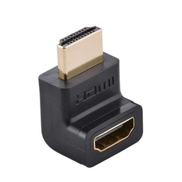 uGreen 20110 Version 2 HDMI Male To Female 90 Degree Up Angle Adapter