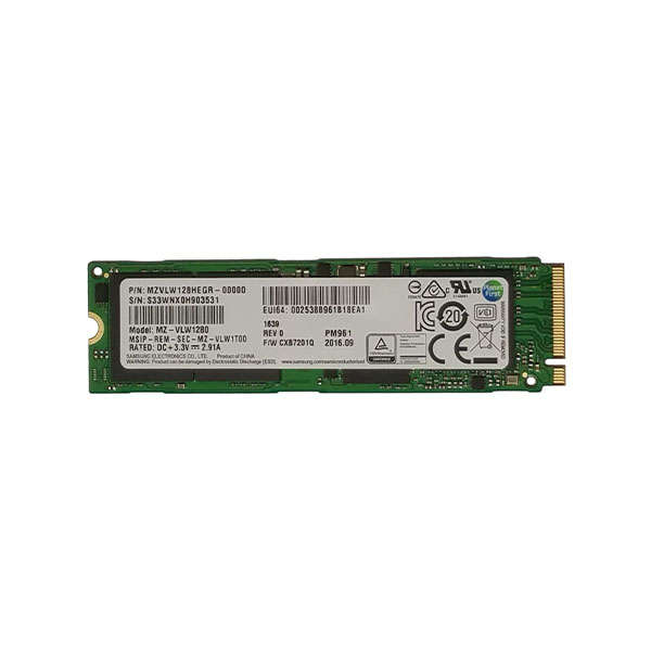 Samsung MZVLW128HEGR PM961 128GB 2280 NVMe OEM Solid State Drive