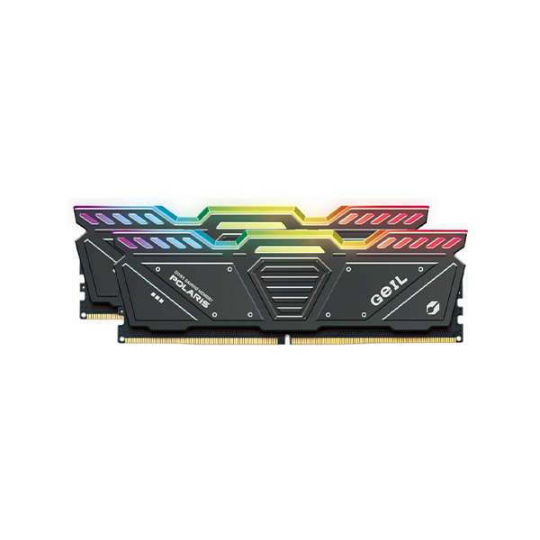 Geil Polaris RGB OC GAOSG532GB5600C38ADC 32B KIT(2X16GB) 5600MHz DDR5 Desktop Gaming Memory