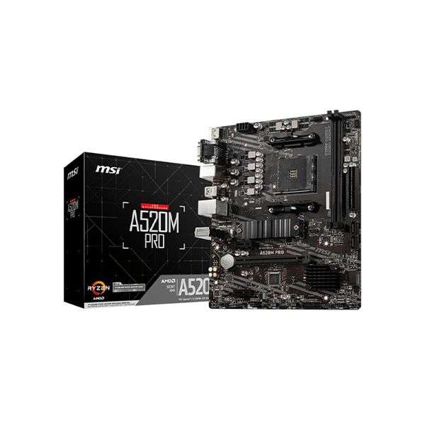 MSI A520M-PRO AMD AM4 MATX Gaming Motherboard