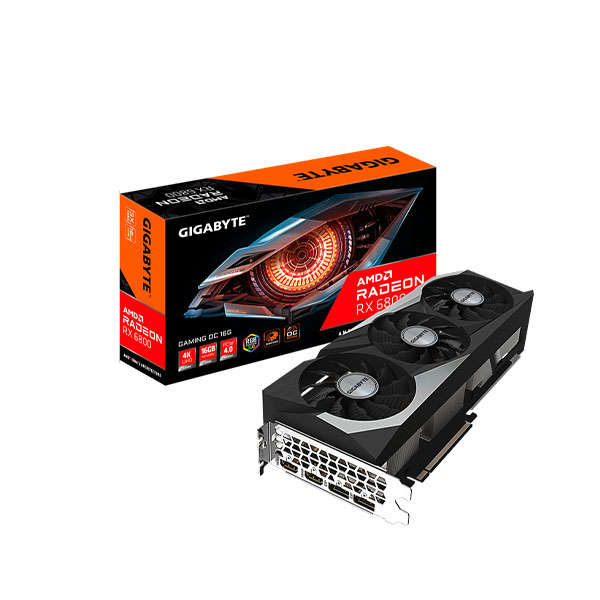 Gigabyte Radeon RX 6800 GAMING OC 16G GV-R68GAMING OC-16GD 16GB GDDR6 256-bit PCIe 4.0 Desktop...