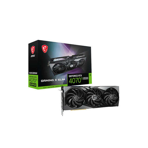 MSI Nvidia GeForce RTX 4070Ti Super Gaming X Slim 16GB Graphics Card
