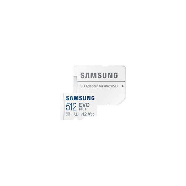 Samsung 512GB Evo Plus MicroSD+SD Adapter Preowned