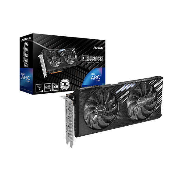 ASRock Intel Arc A750 Challenger SE OC 8GB GDDR6 256-BIT Graphics Card