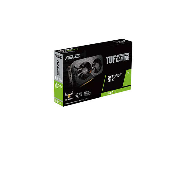 ASUS GeForce GTX 1660 Ti TUF Gaming EVO OC TUF-GTX1660TI-O6G-EVO-GAMING 6GB GDDR6 192-bit PCI-E D...