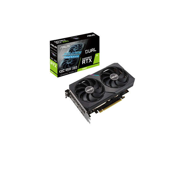 ASUS GeForce RTX 3060 Ti Dual V2 MINI LHR Edition DUAL-RTX3060TI-8G-MINI-V2 8GB GDDR6 256-bit PCI...