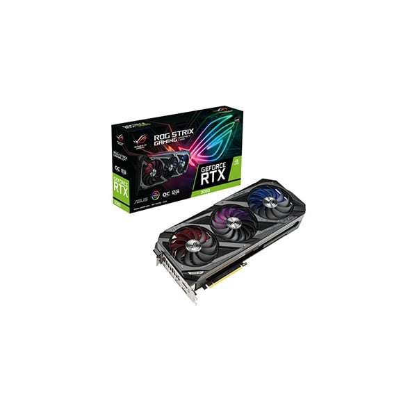 ASUS GeForce RTX 3080 ROG Strix Gaming OC Edition ROG-STRIX-RTX3080-O12G-GAMING 12GB GDDR6X 384-b...