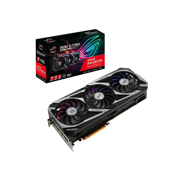 Asus Radeon RX 6700 XT ROG Strix OC Gaming Edition ROG-STRIX-RX6700XT-O12G-GAMING 12GB GDDR6 192-...
