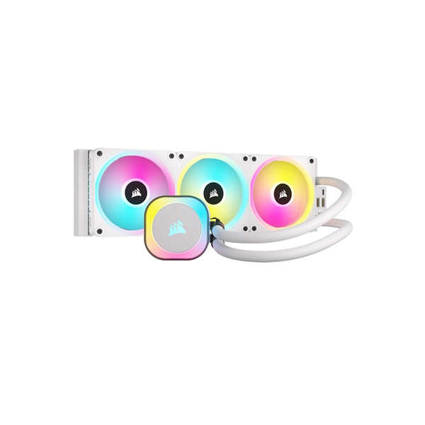 Corsair H150i RGB ELITE Liquid CPU Cooler - White