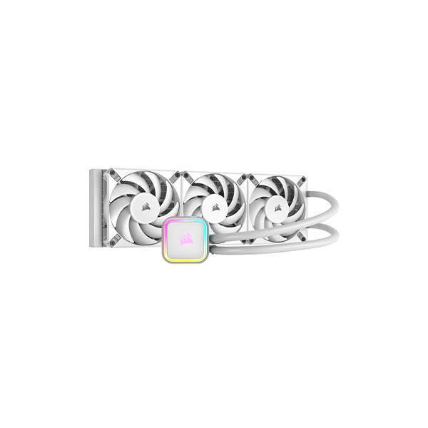 Corsair H150i RGB ELITE Liquid CPU Cooler - White