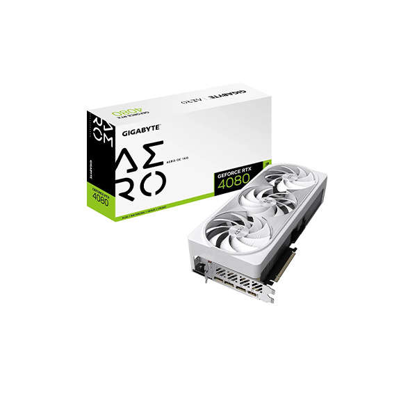 Gigabyte GeForce RTX 4080 SUPER AERO OC GV-N408SAERO OC-16GD 16GB GDDR6X 256-bit PCI-E 4.0 Deskto...