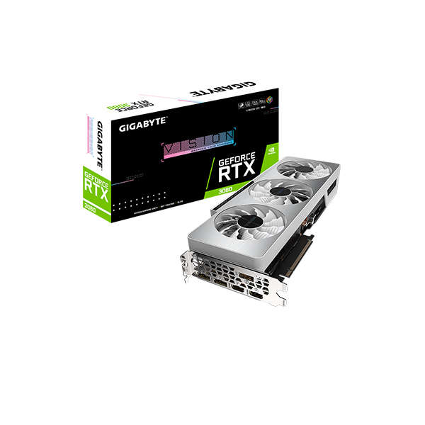 Gigabyte GeForce RTX 3080 VISION OC 10G GV-N3080VISION OC-10GD 10GB GDDR6X 320-bit PCI-E 4.0 Desk...