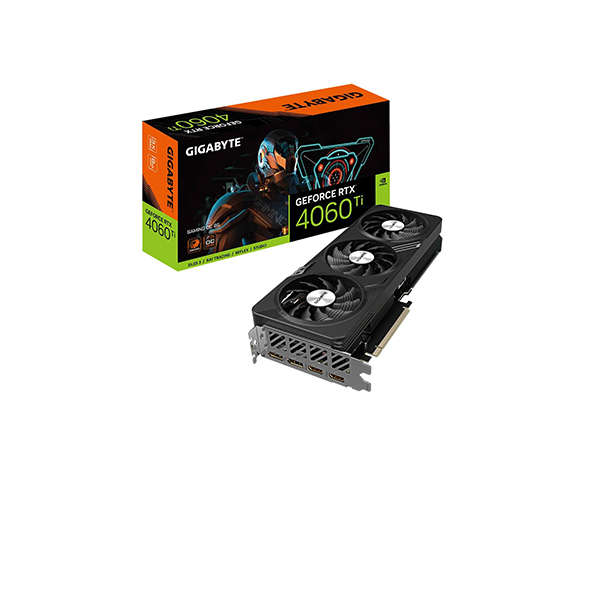 Gigabyte GeForce RTX 4060 Ti GAMING OC 16G GV-N406TGAMING OC-16GD 16GB GDDR6 128-Bit PCIe 4.0 Des...