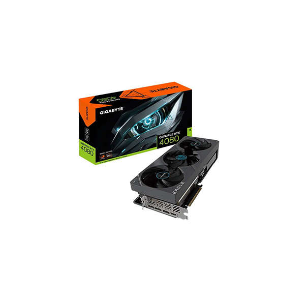 Gigabyte GeForce RTX 4080 Eagle OC GV-N4080EAGLE OC-16GD 16GB GDDR6X 256-Bit PCIe 4.0 Desktop Gra...