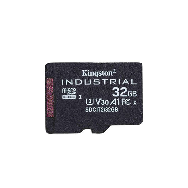 Kingston 32 GB Industrial MicroSDHC Micro SD Card, Class 10, UHS-I, U3, V30, A1