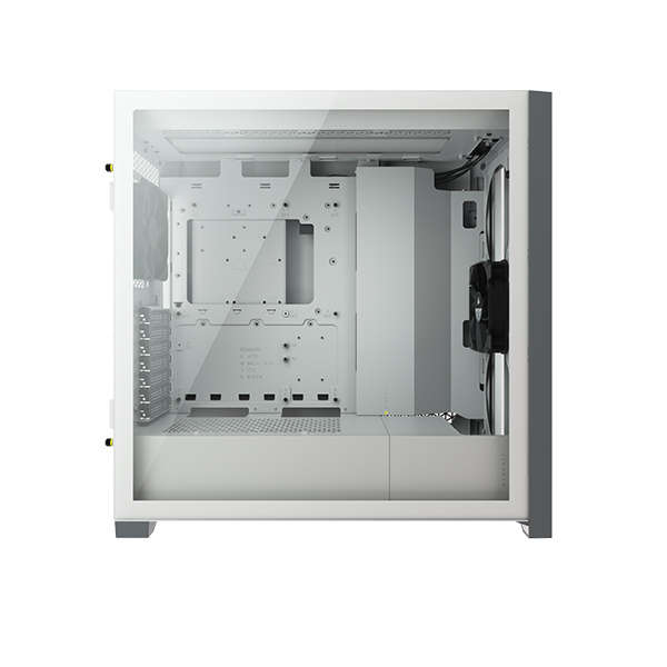 Corsair 5000D tempered glass mid-tower ATX PC case  white
