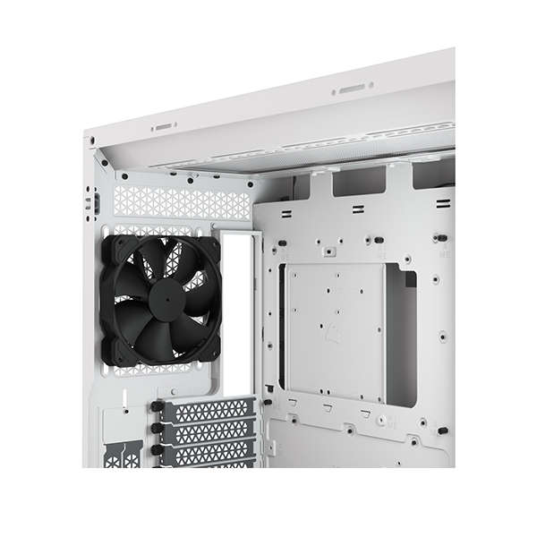 Corsair 5000D tempered glass mid-tower ATX PC case  white