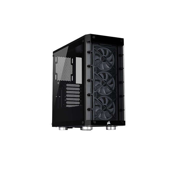 Corsair Crystal iCUE 465X RGB Tempered Glass White Steel ATX Mid-Tower Desktop Chassis