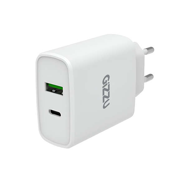 Gizzu 38W Type-C Wall Charger - White