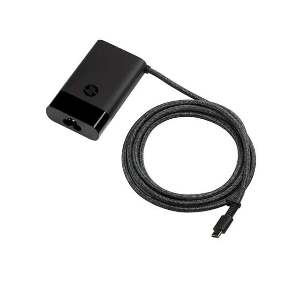 HP 65W Genuine Type C Charger with power cord