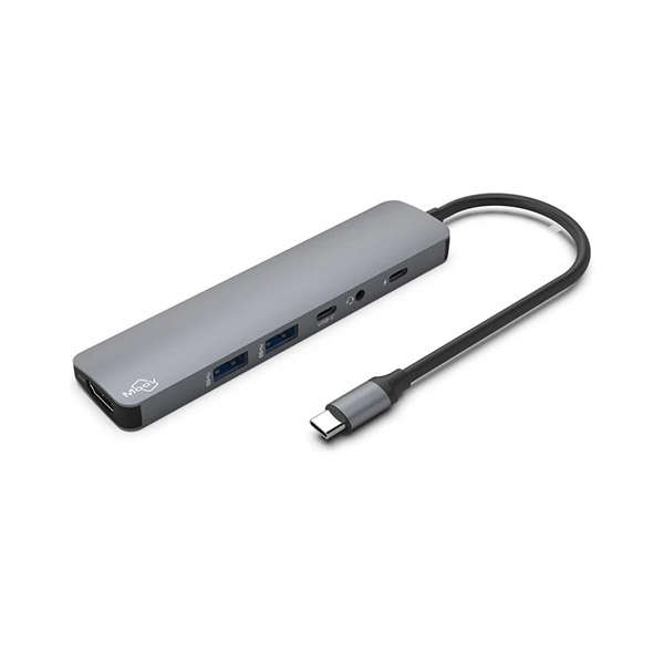 Moov 6-in-1 USB-C Multiport Hub Adapter - Space Grey Preowned