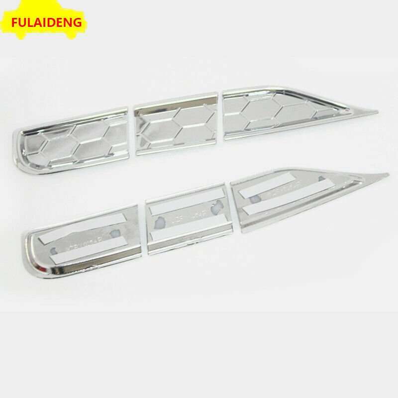 6pc For Jeep Grand Cherokee 2014-2020 Chrome Front Headlight Cleaner Washer Trim