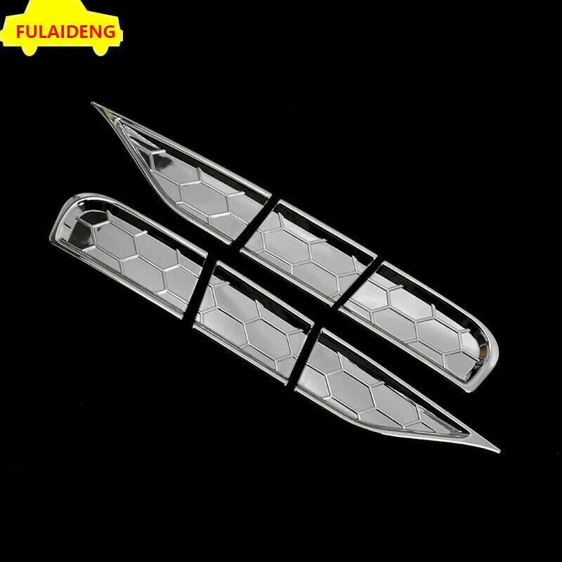 6pc For Jeep Grand Cherokee 2014-2020 Chrome Front Headlight Cleaner Washer Trim