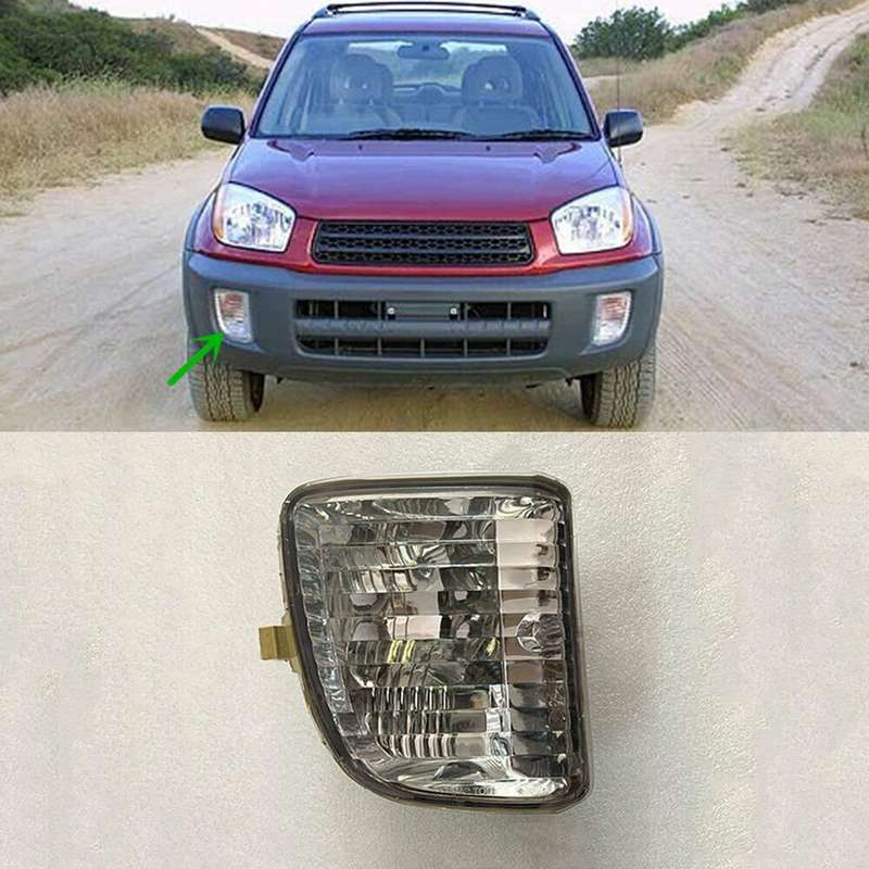 Right Side Front Bumper Fog Light NO Bulbs Replace For Toyota RAV4 2001-2003