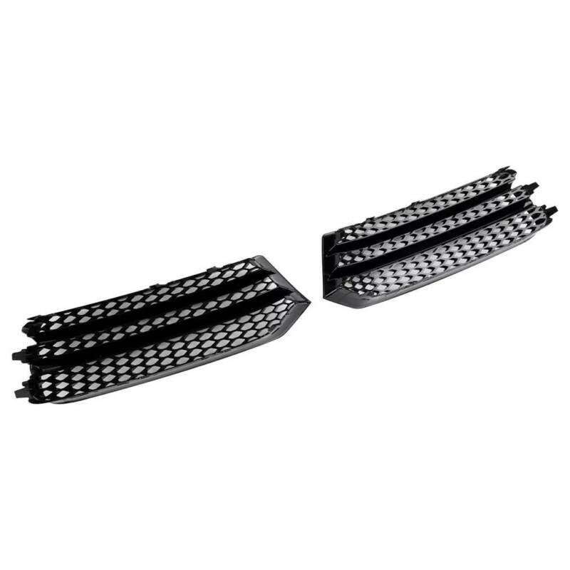 For Audi A1 2015-2018 Front Bumper Fog Lamp Light Grille Cover Pair L&amp;R