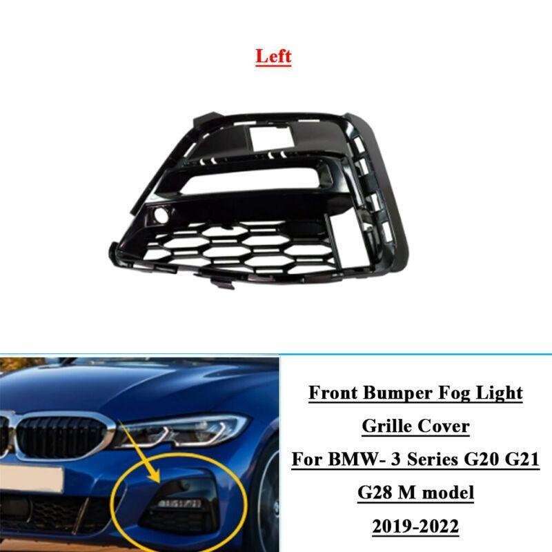 Front Bumper Fog Light Grille Cover For BMW 3 Series G20 G21 G28 2019-2022 Left